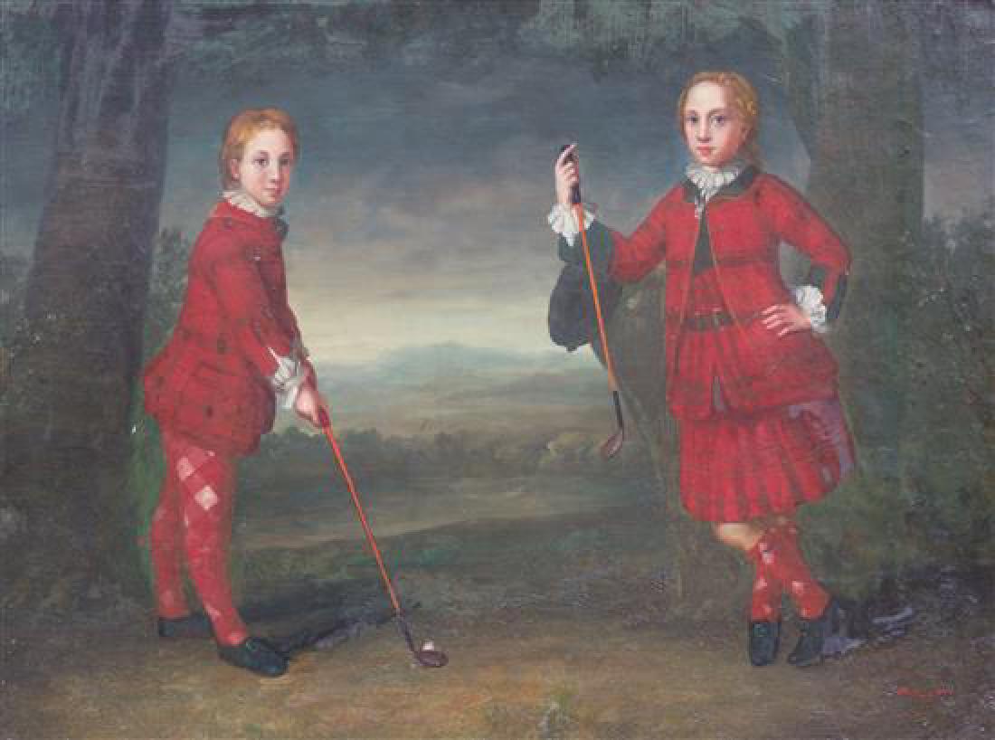 Mucchi, (Italian, 20th Century), Two Young Scottish (1 of 1)
