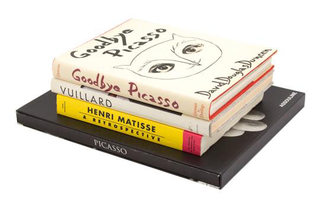 [MODERN ART]: [MODERN ART] Goodbye Picasso, by David Douglas Duncan, signed by the author, Grosset & Dunlap 1999; The Sculptures of Picasso by Brassai, Assouline 1992; Henri Matisse: A Retrospective, MOMA; and Vuil