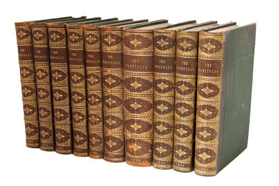 [BINDINGS] 10 VOLUMES - The Portfolio Edited by Philip (1 of 1)