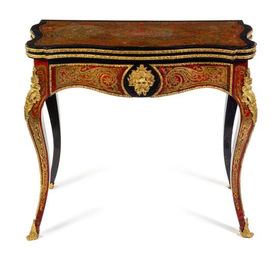 A Napoleon III Gilt Bronze Mounted Boulle Marquetry (1 of 1)