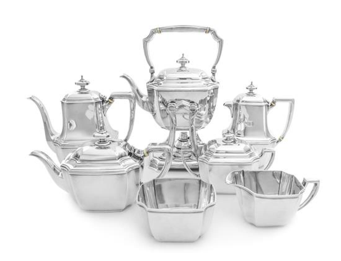 An American Silver Seven-Piece Tea and Coffee Service, (1 of 2)