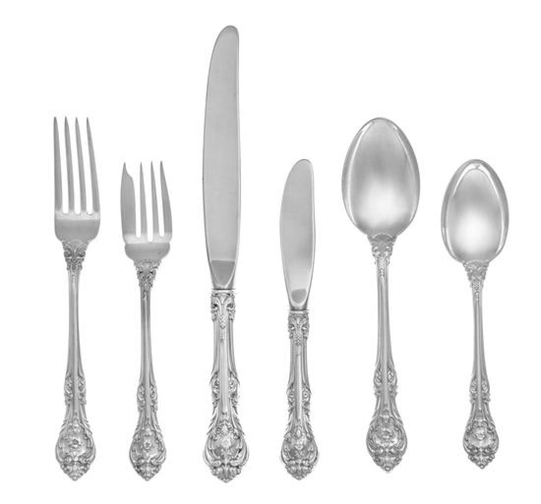 * An American Silver Flatware Service, Gorham Mfg. Co., (1 of 2)