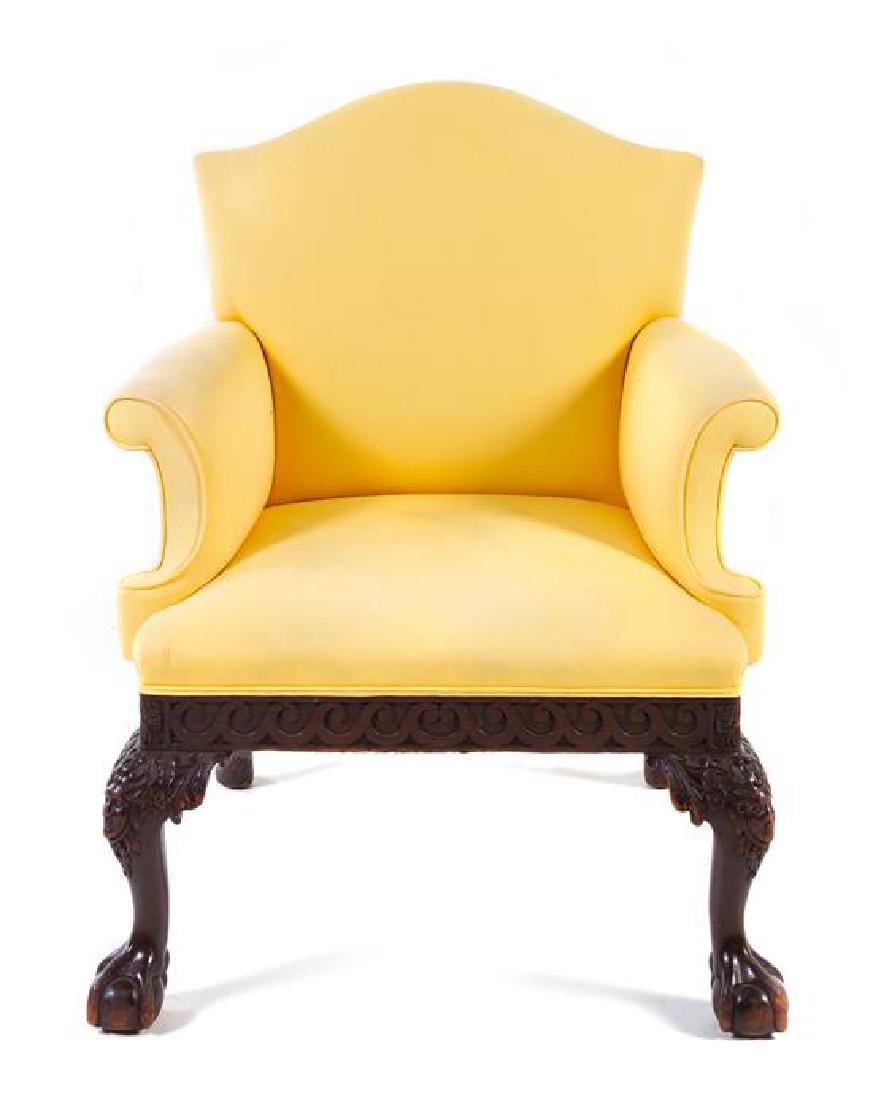 A George III Style Mahogany Armchair Height 37 5/8 x (1 of 1)