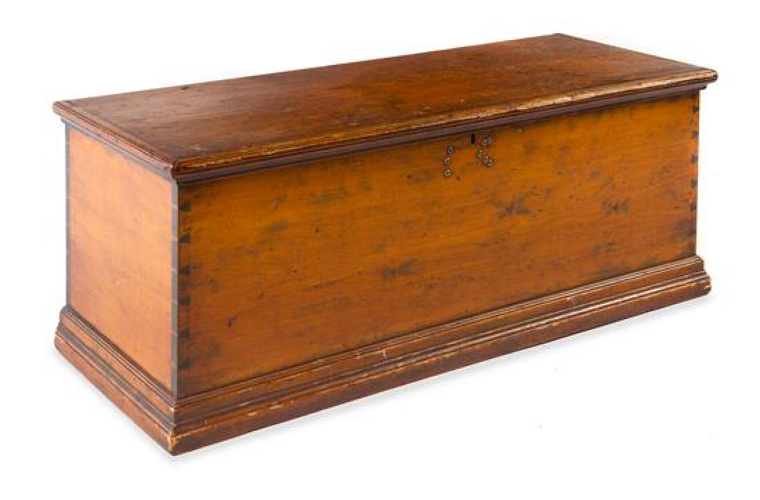 * An American Pine Dowry Chest Height 16 1/2 x width 43 (1 of 1)