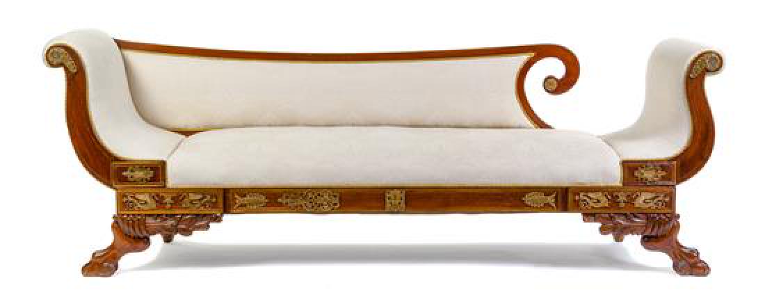 An American Classical Mahogany Recamier Height 36 x (1 of 1)