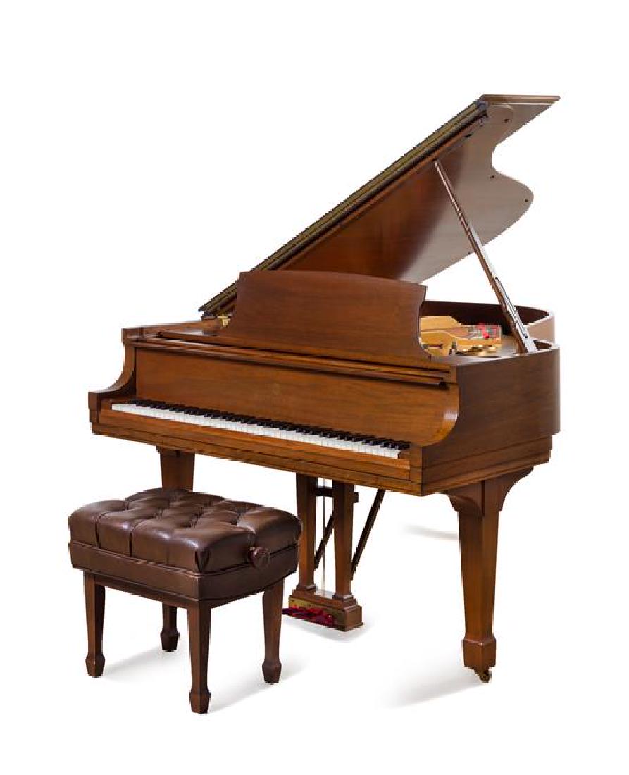 * A Steinway & Sons Walnut Living Room Grand (Model L) (1 of 2)