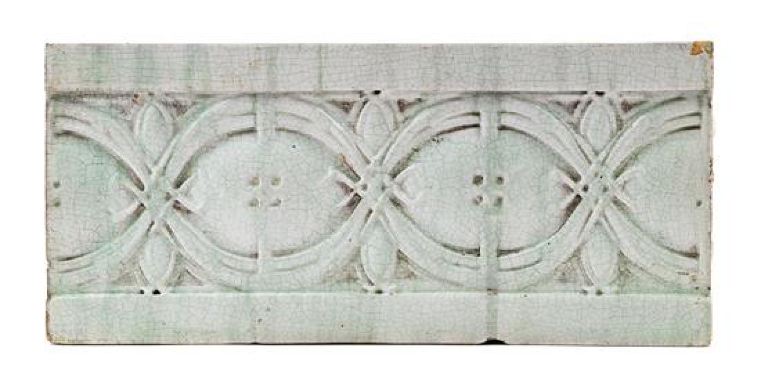 A Louis Sullivan Glazed Terra Cotta Block Width 17 3/4 (1 of 1)