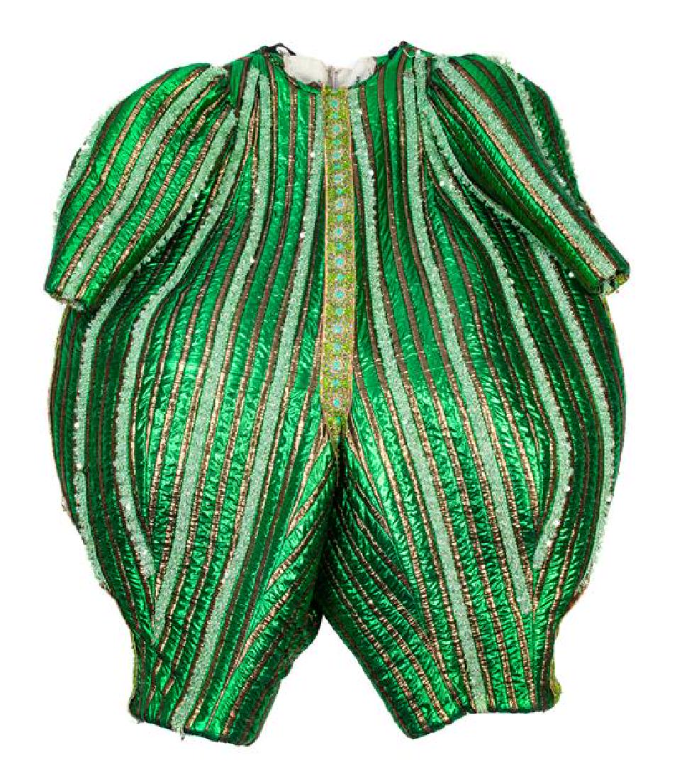A Lyric Opera Green and Gold Clown Costume, (1 of 1)
