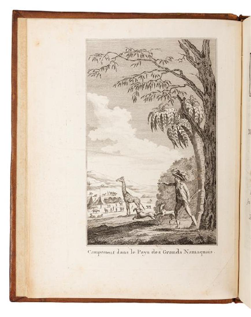 LEVAILLANT, François (1753-1824). Voyage…dans: LEVAILLANT, François (1753-1824). Voyage…dans l'Interieur de l'Afrique, par Le Cap de Bonne-Espérance. Paris: Chez Leroy, 1790. --Second Voyage dans l'Interieur de l'Afrique.Paris: Chez H.J. Janse