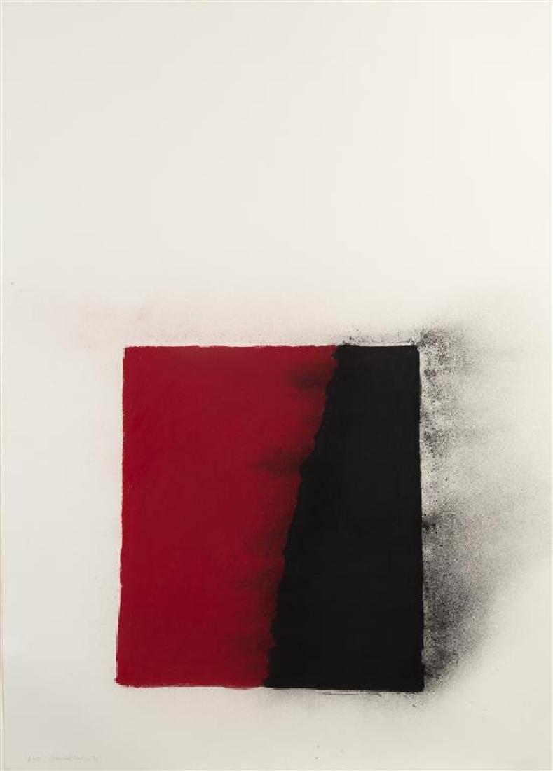 * David Nash, (British, b. 1945), Three Works: Pyramid,: * David Nash (British, b. 1945) Three Works: Pyramid, Sphere, Cube, 1999 charcoal on paper each signed David Nash and dated (lower left) 40 3/4 x 28 3/4 inches. Estimate $3,000-5,000 Provenance: <