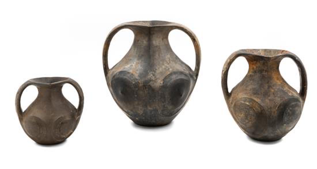 * A Group of Sichuan Burnished Black Pottery Jars (1 of 1)