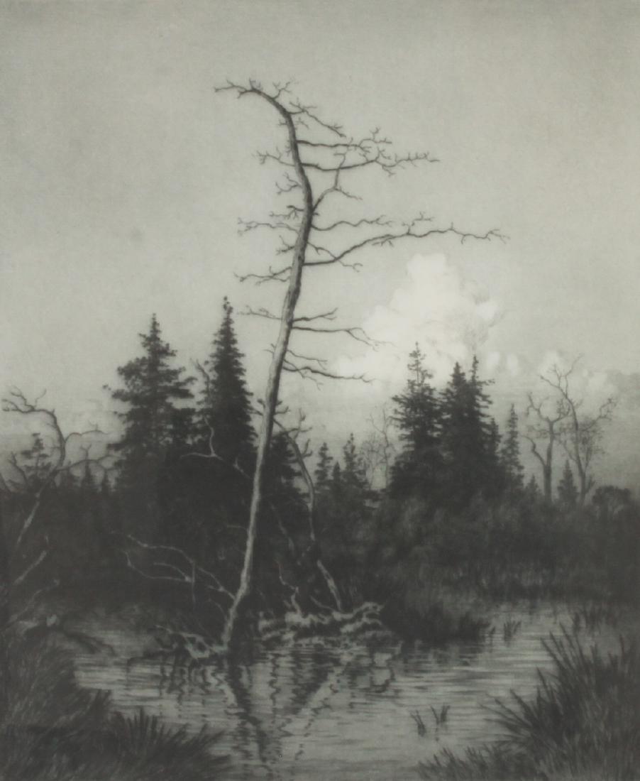 George Elbert Burr Plate: 11 3/4 x 9 3/4 inches (1 of 1)