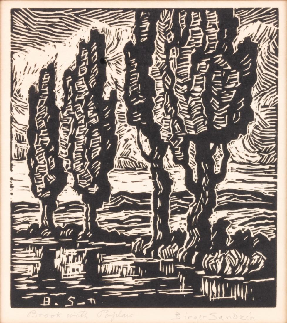 Birger Sandzen 5 x 4 1/2 inches (1 of 1)