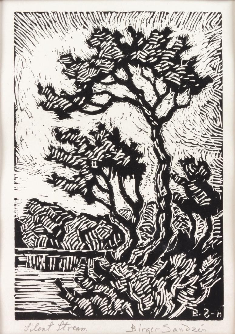 Birger Sandzen 5 1/2 x 4 inches (1 of 1)