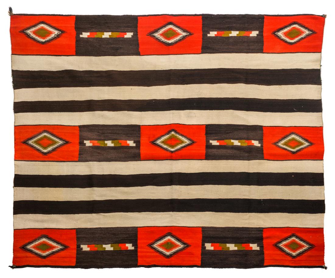 Navajo Second Phase Chief's Blanket 65 x 75 inches (1 of 1)