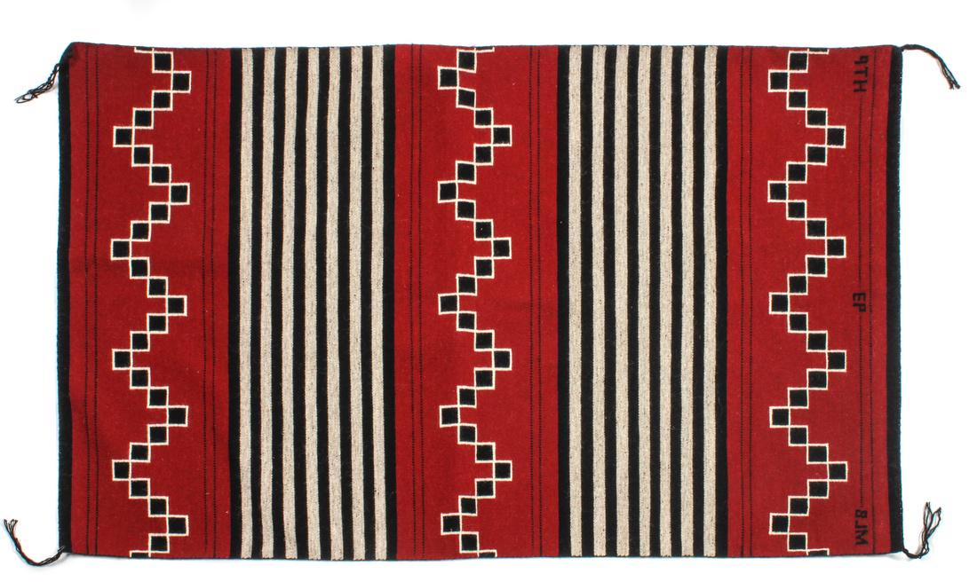 Contemporary Navajo Weaving First: 59 x 36 inches (1 of 2)