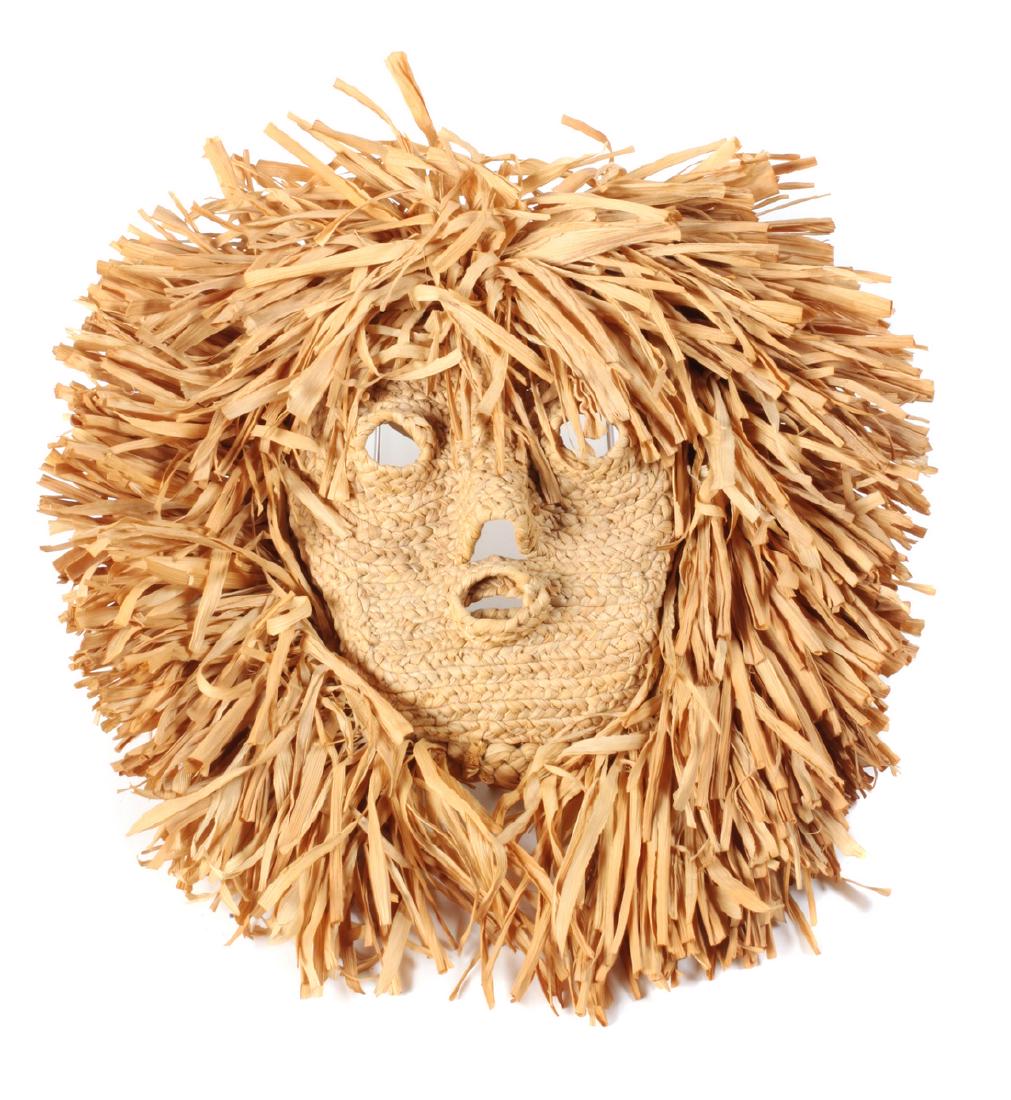 Two Contemporary Iroquois Masks Height of first 10 1/2 (1 of 2)