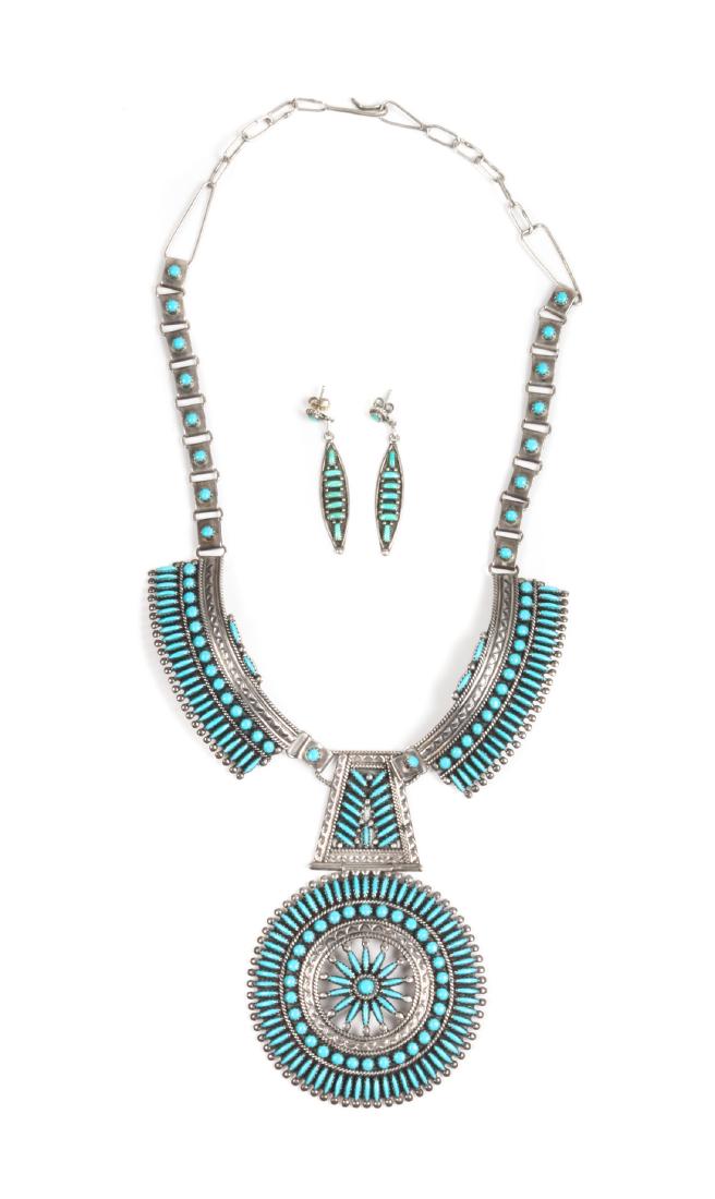 Francis M. Begay (Dine, 20th Century) Silver and (1 of 1)