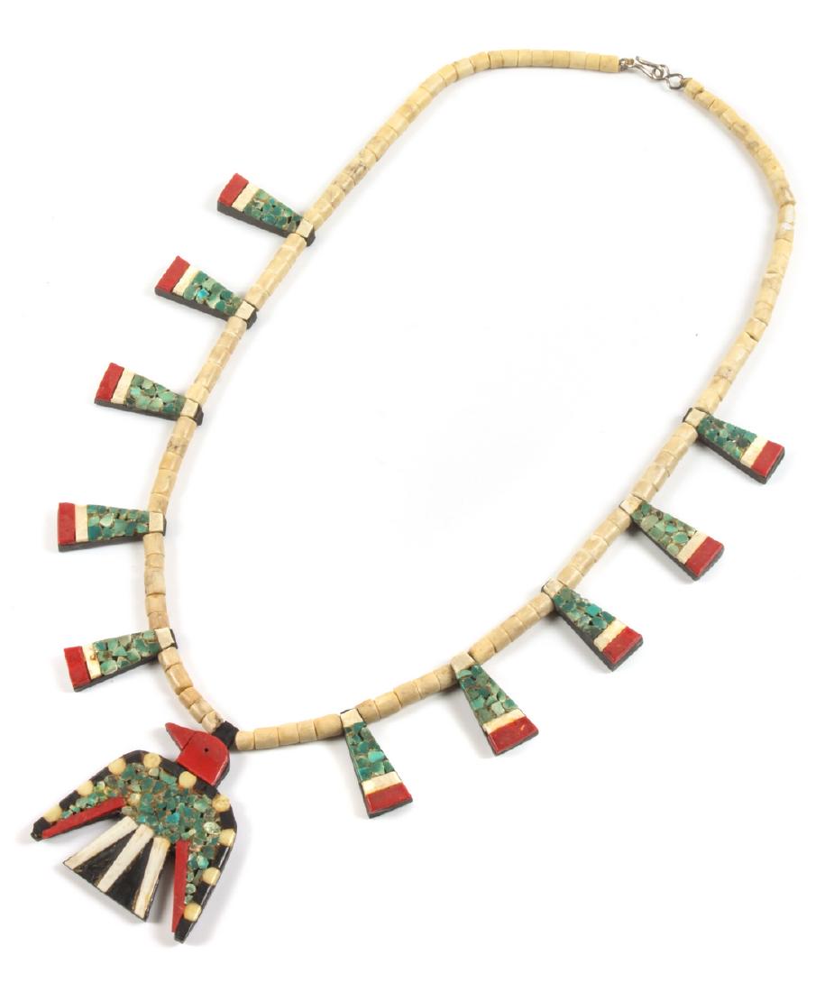 Santo Domingo Battery Bird Necklace Length 24 inches (1 of 1)