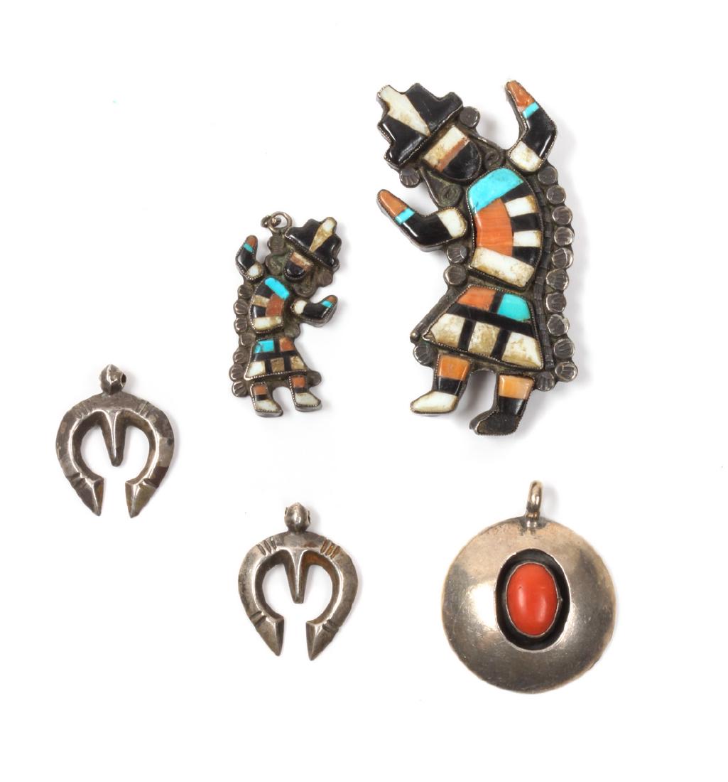 Group of Southwestern Pendants Height of first 1 5/8 (1 of 1)