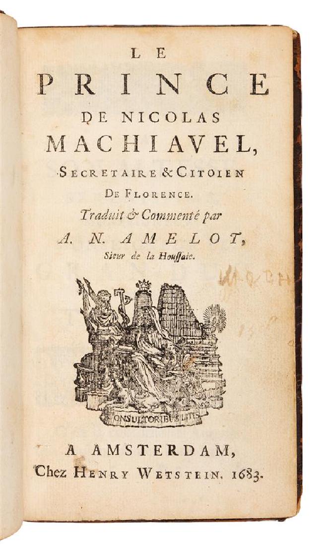 * MACHIAVELLI, Niccolo (1469-1527). Le Prince. (1 of 1)