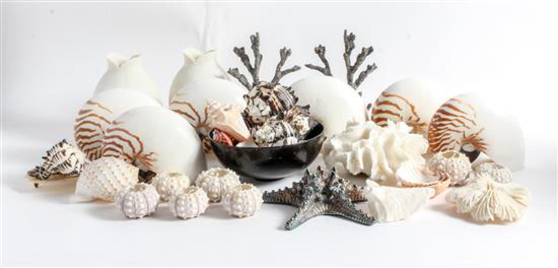 A Collection of Shell and Coral Decorative Articles (1 of 2)