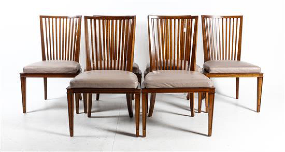 * A Set of Six Baker Dining Chairs Height 37 3/4 (1 of 2)