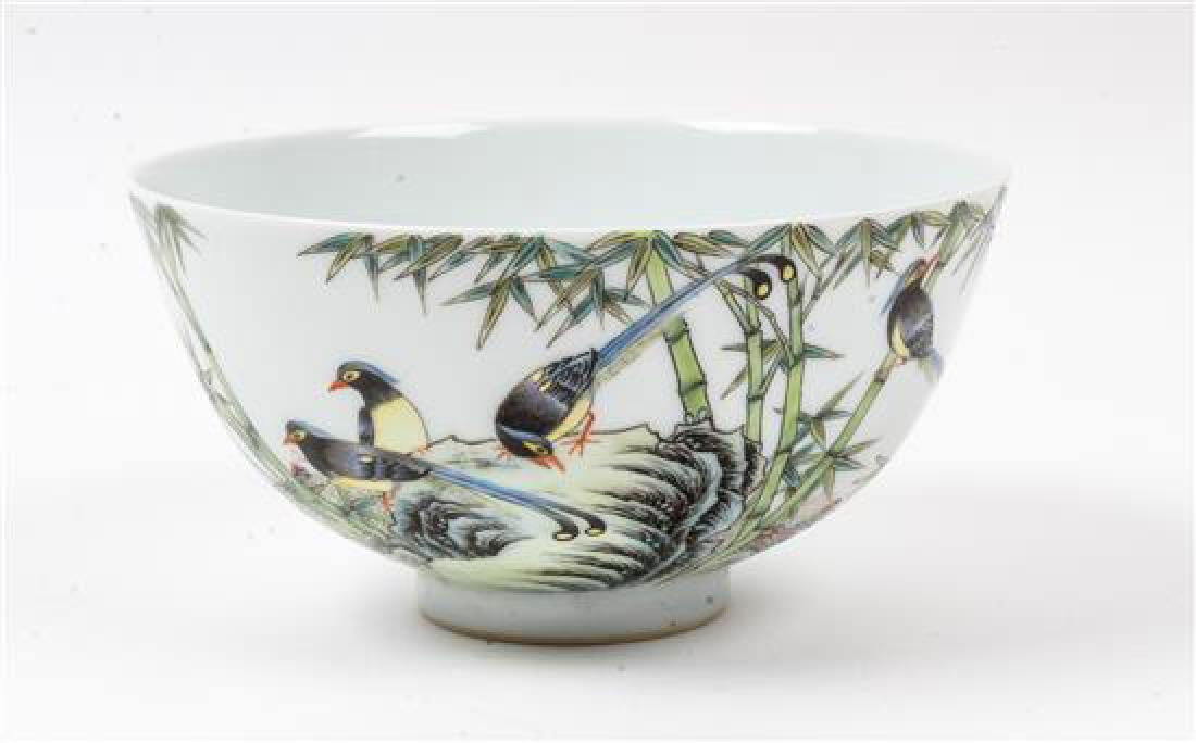 A Chinese Falangcai Porcelain Bowl Diameter 5 1/4 (1 of 1)