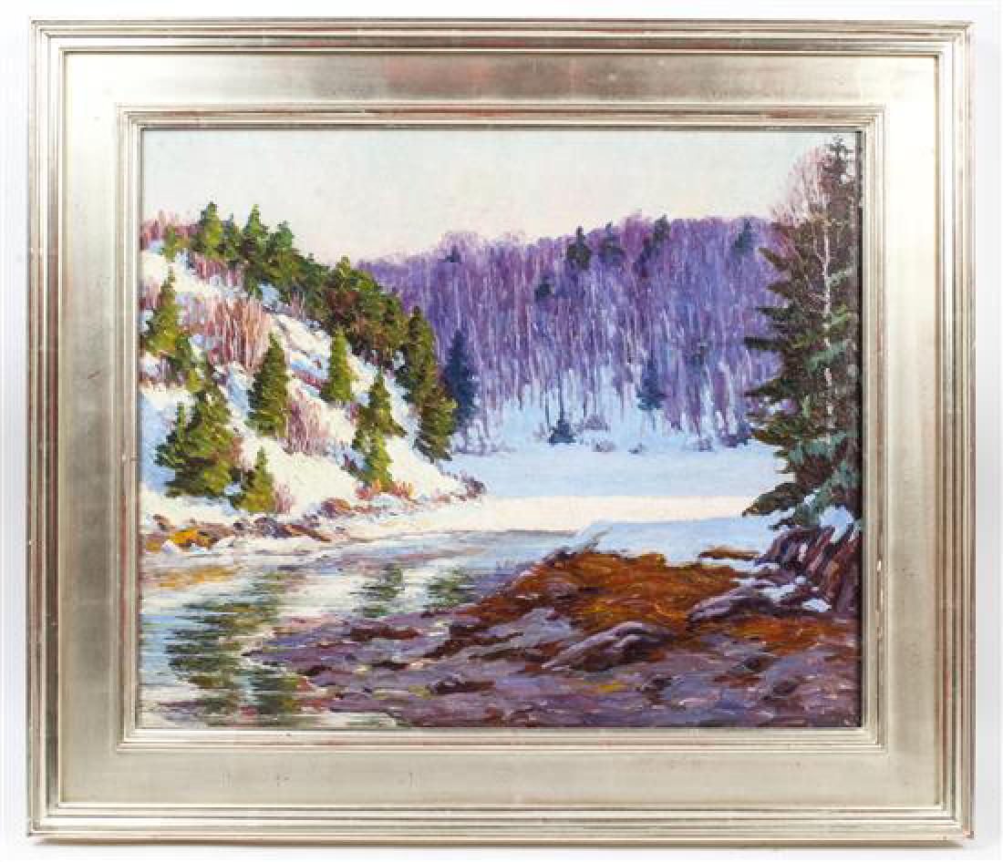 John Haapanen, (American, 1891-1968), Winter Inlet, (1 of 1)