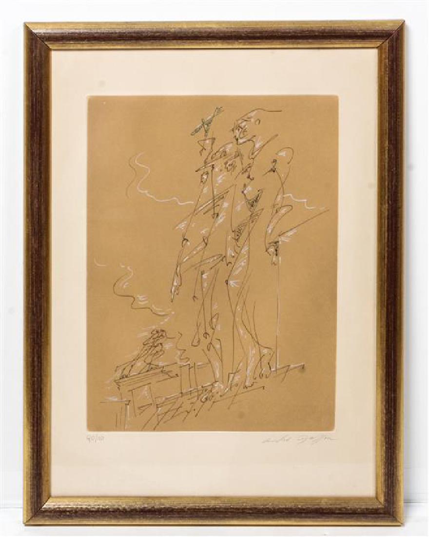 * Andre Masson, (French, 1896-1987), Two Figures (1 of 1)