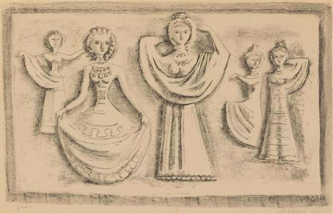 Massimo Campigli, (Italian, 1895-1971), La Figlia di (1 of 1)