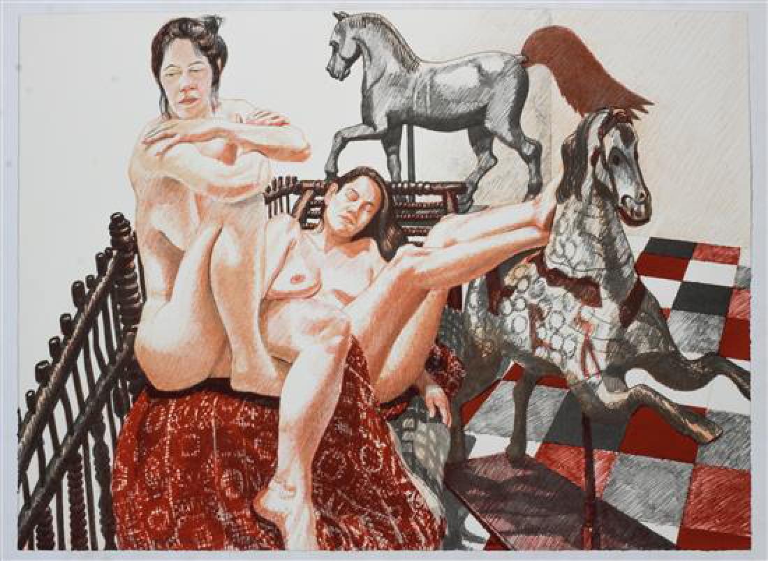 Philip Pearlstein, (American, b. 1924), Models and (1 of 1)