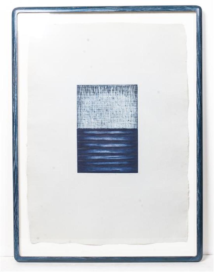 David Shapiro, (American, 1944-2014), Kala 7, 1991: David Shapiro (American, 1944-2014) Kala 7, 1991 spit-bite, etching, drypoint and carborundum signed, titled and dated in pencil 13 x 9 inches. Estimate $100-200