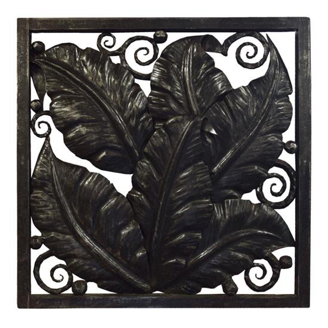 A Wrought Iron Decorative Grill 18" W x 1" D x 18" H (1 of 4)