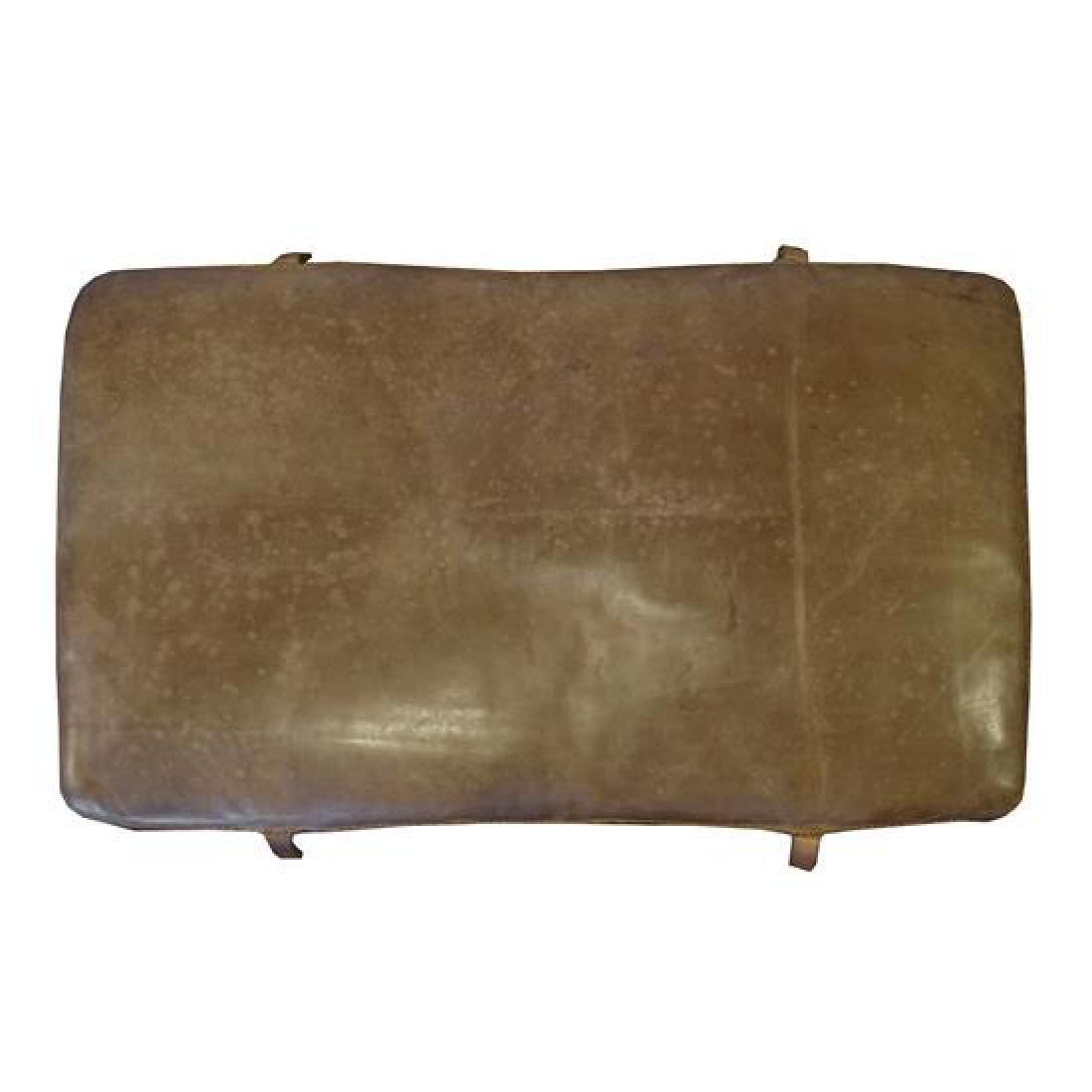 A Leather Gym Mat 70" W x 3" D x 40" H: A Leather Gym Mat czech republic, circa 1930 70" W x 3" D x 40" H Estimate $600-800