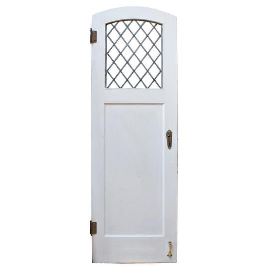 A Leaded and Stained Glass Door from a Chicago, IL. (1 of 3)