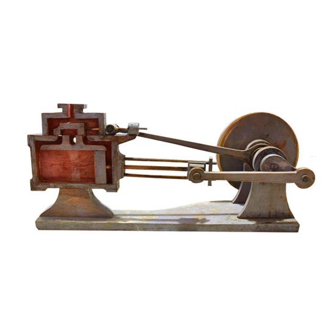 A Wood Mechanical Teaching Model 28" W x 14" D x 12.5" (1 of 2)