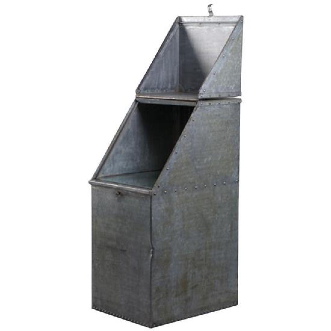 An Industrial Steel Cabinet 20.25" W x 27.75" D x 68H (1 of 2)