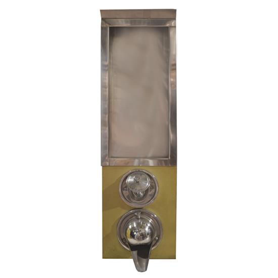 A Metal Coffee Bean Dispenser 7.5" W x 10.5" D x 25.5" (1 of 5)