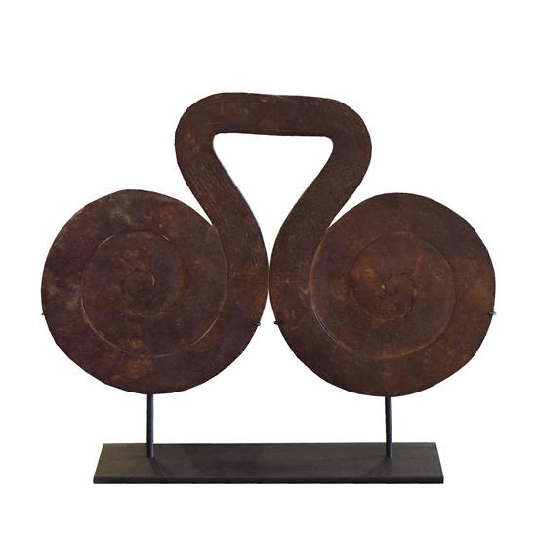 Wrought Iron Currency 13" W x 2.5" D x 11" H (1 of 4)