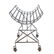 A Metal Industrial Cart 33.25" W x 20.5" D x 30.5" H - 2