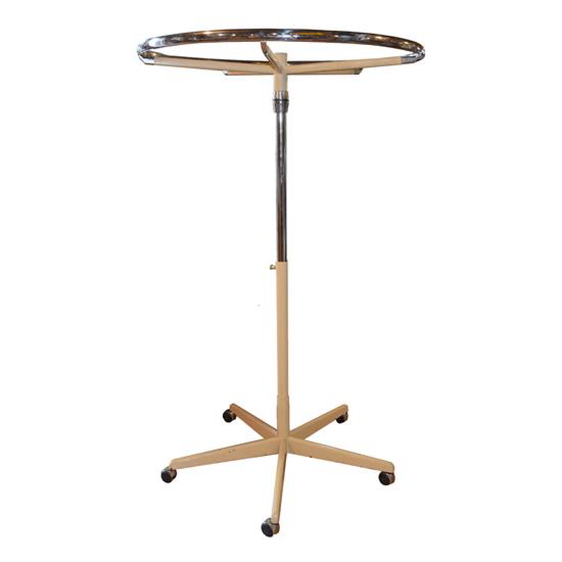 An Adjustable Metal Clothing Rack 40" W x 40" D x 72" H (1 of 5)