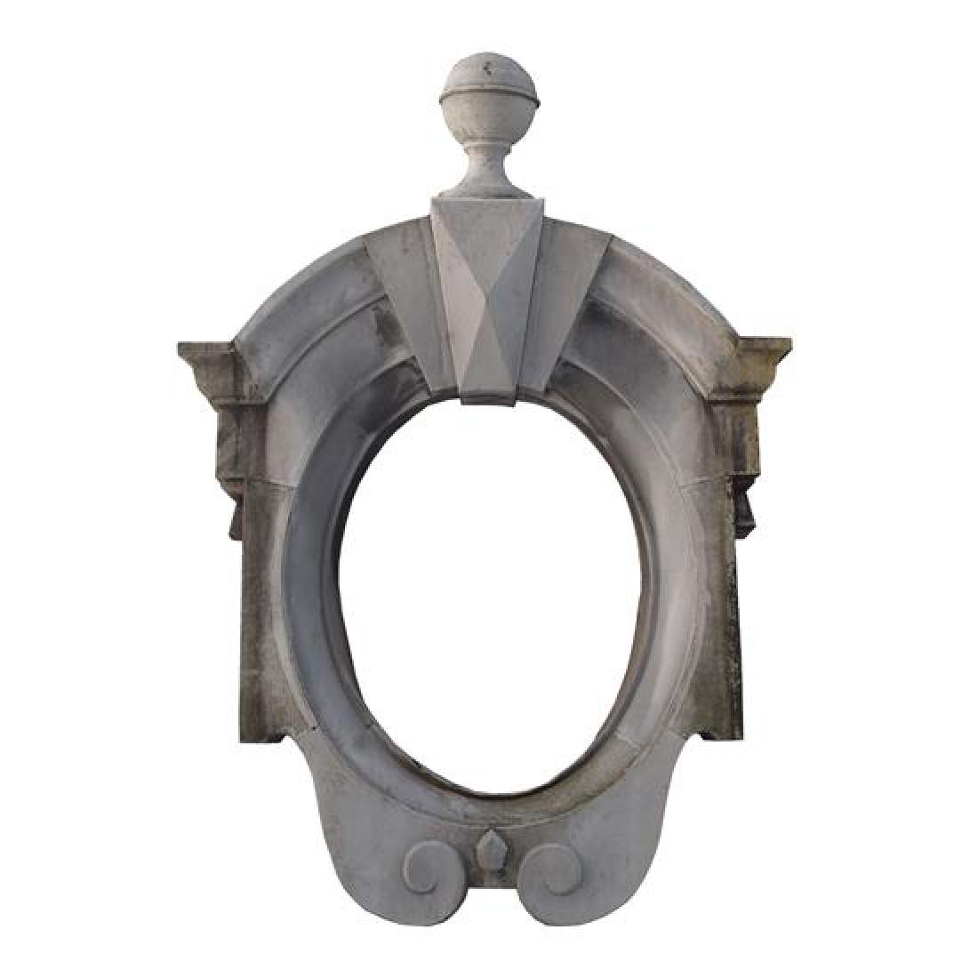 A Zinc Dormer Window Surround 40" W x 12" D x 50" H (1 of 5)