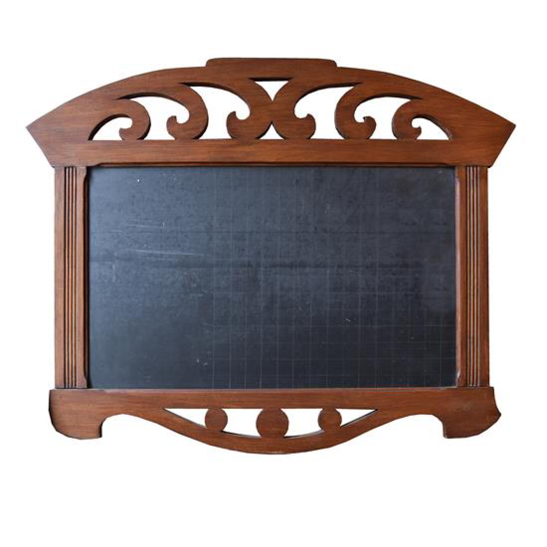 A Wood and Slate Chalkboard 35" W x 1" D x 28.5" H (1 of 5)