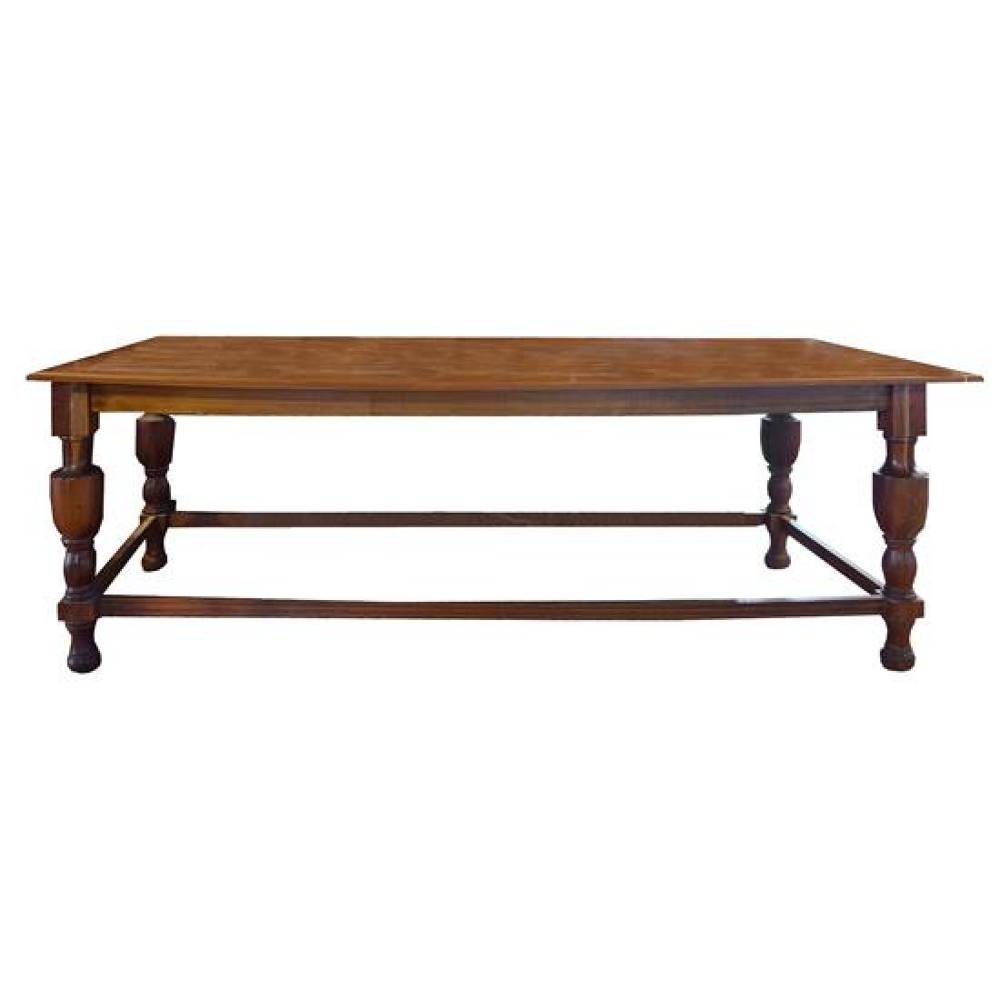 A Mahogany Library Table 99" W x 41.75" D x 33.5" H (1 of 3)