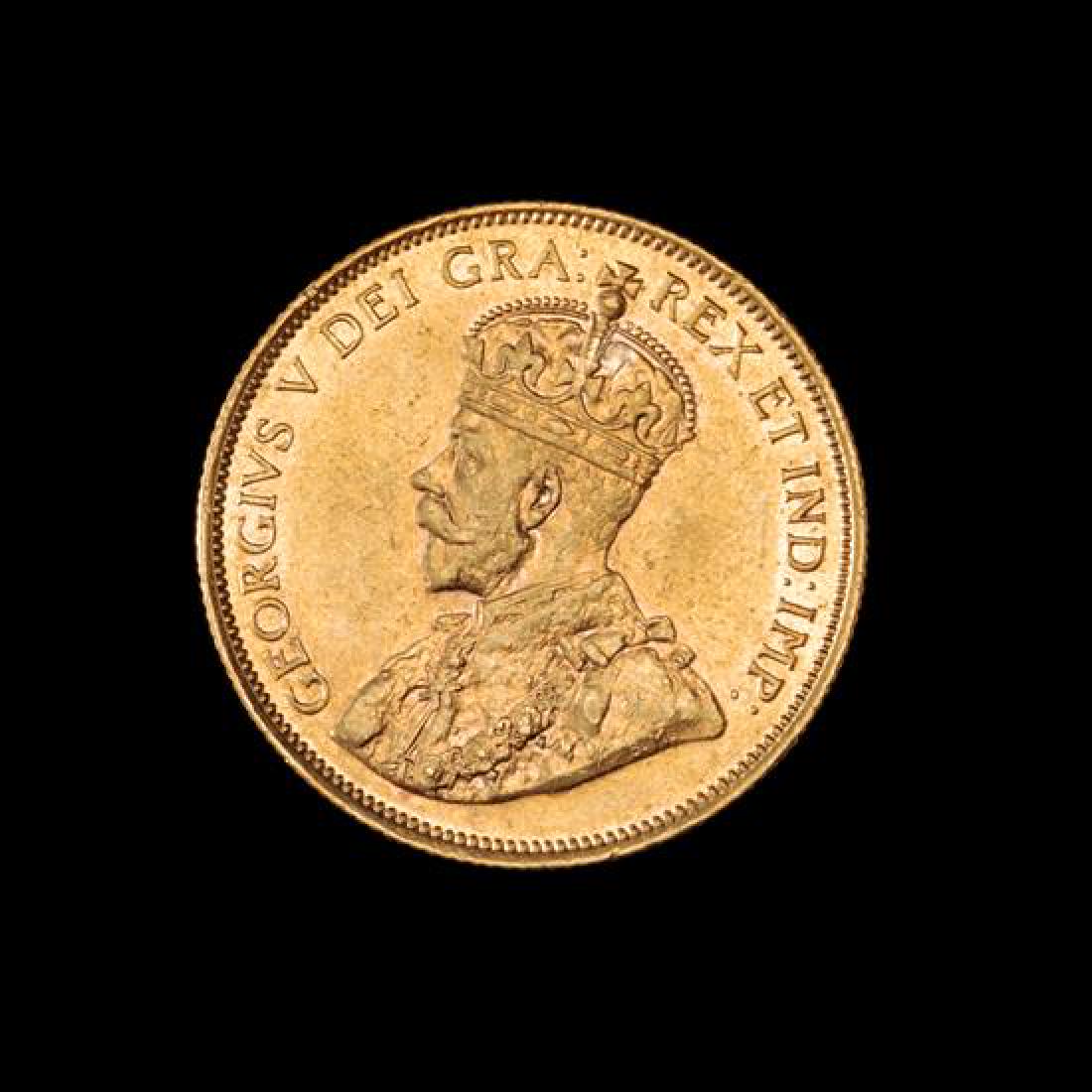 * A Canadian 1912 George V $10 Gold Coin (1 of 2)