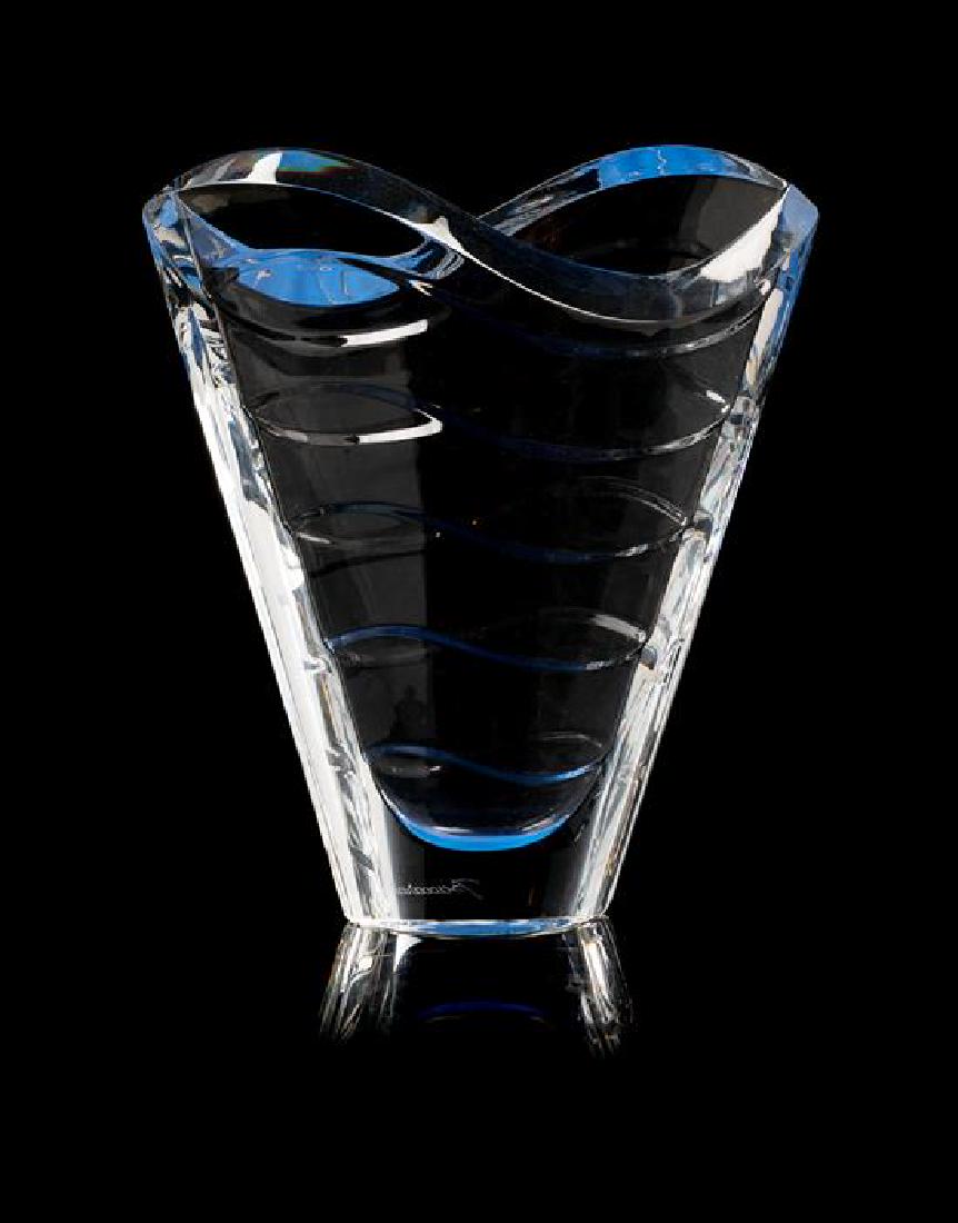 A Baccarat Vase Height 9 inches. (1 of 1)