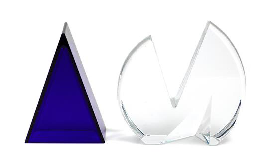 A Baccarat Modern Sculpture Width of largest 8 1/4 (1 of 1)