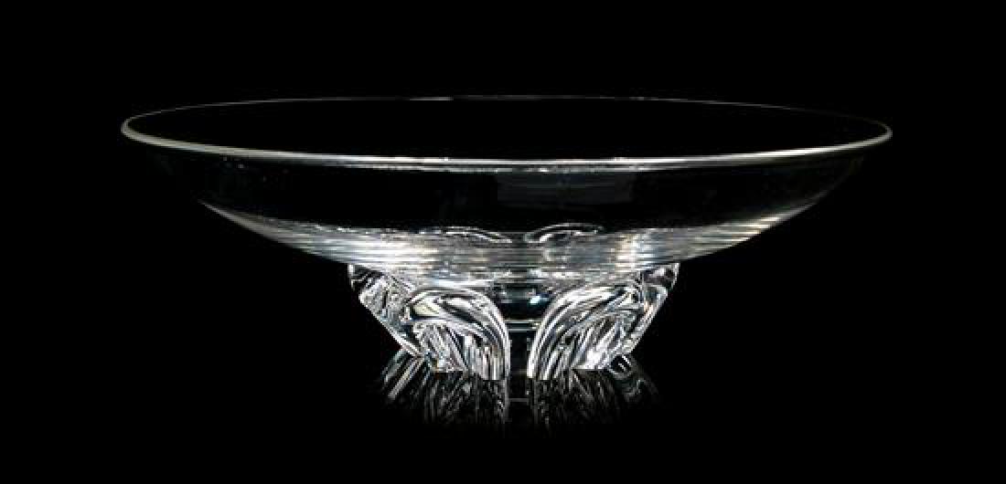 A Steuben Center Bowl Diameter 13 inches. (1 of 1)