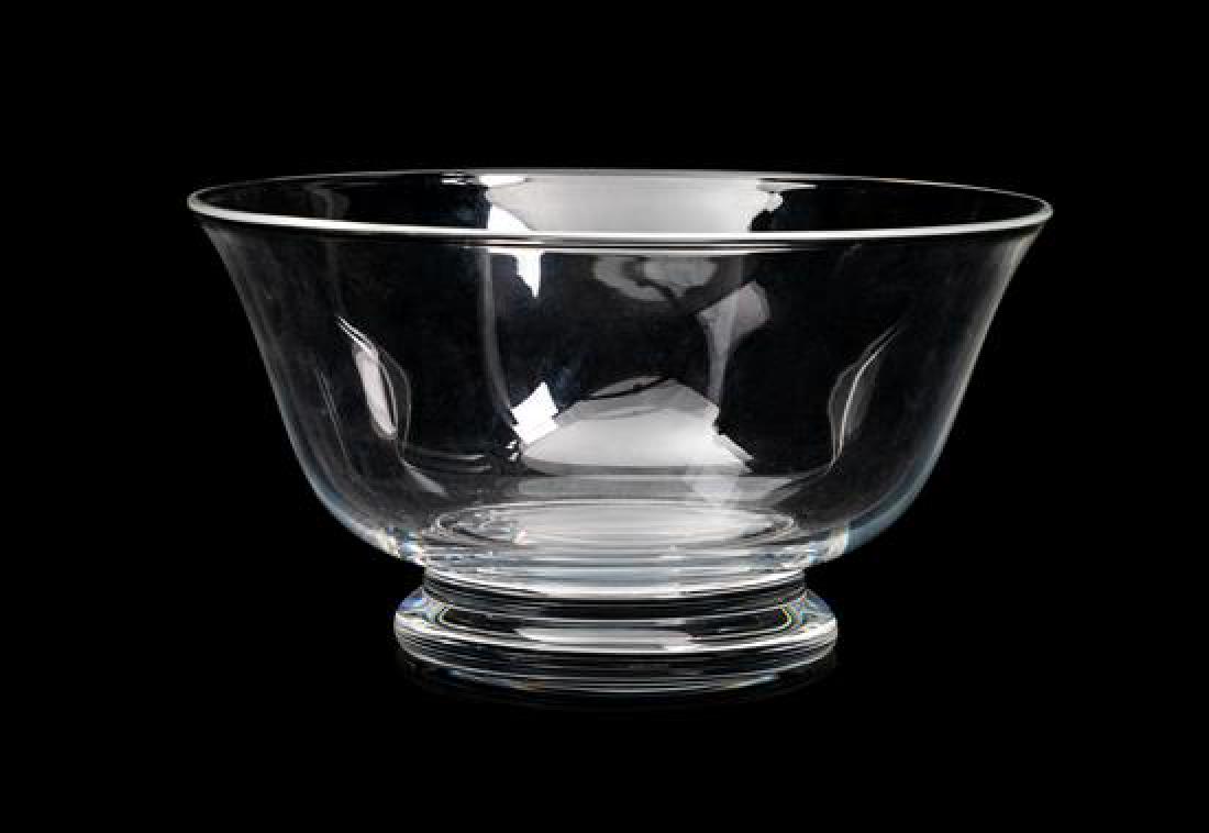 A Steuben Footed Bowl Diameter 8 inches. (1 of 1)